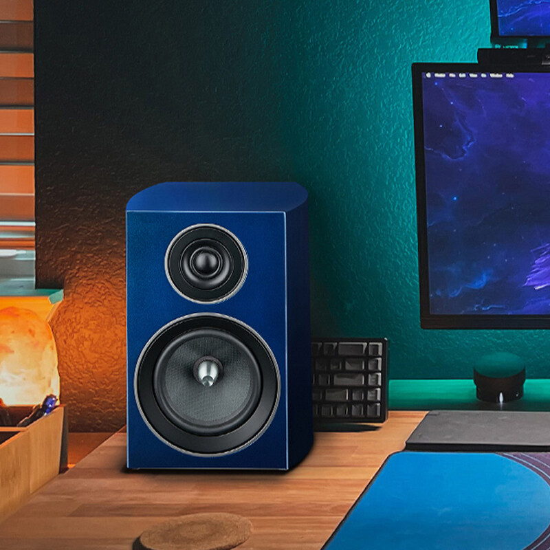 尊寶JAMO C707PA 保時(shí)捷藍(lán)書架音箱，打造沉浸式高保真家庭影院